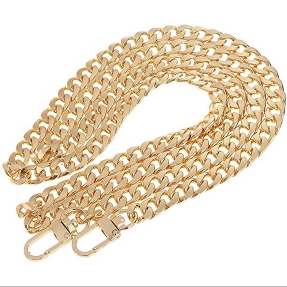 Gold Metal Crossbody Bag Chain Strap Replacement